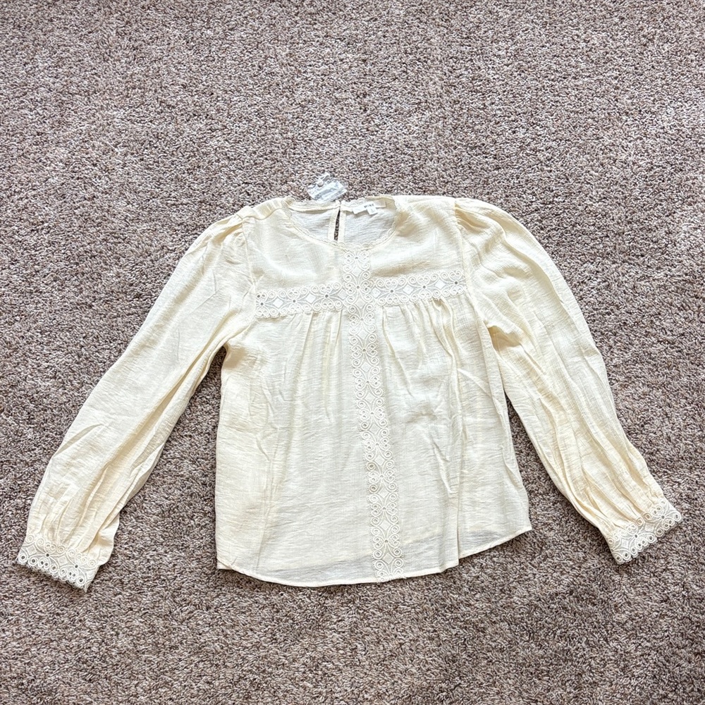 Mine Women’s Lace Blouse – Size Large | NWT
